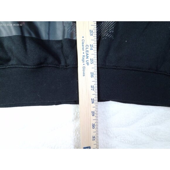 Ecko Marvel Spiderman Fleece Jacket Men's Size Large Black Varsity Graphic Snaps - Picture 6 of 6